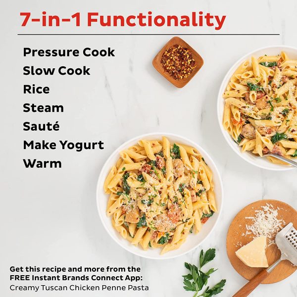 Instant Pot Stainless Steel 7-in-1 Electric Pressure Cooker - Image 5