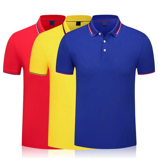 Polo Shirts Wholesale custom jersey uniform blank short sleeve polo - Image 3
