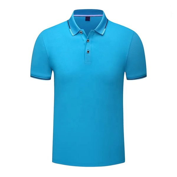 Polo Shirts Wholesale custom jersey uniform blank short sleeve polo - Image 6