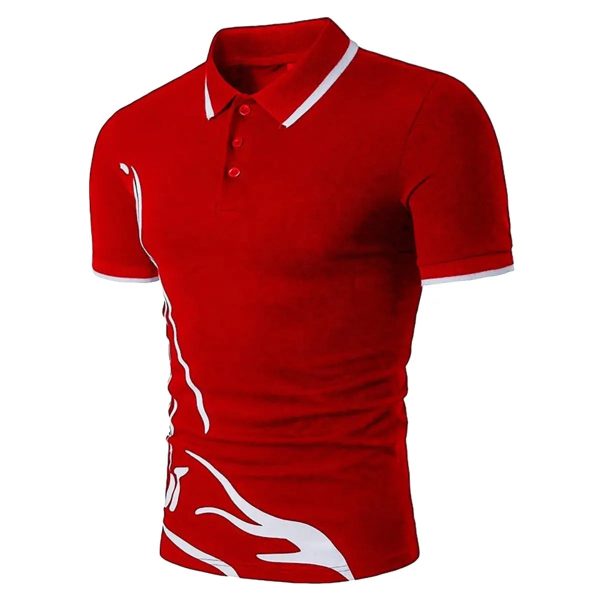Customized Sublimation Women Short Sleeve Cotton Polo Personalized Design Print Men Slim Fit Polo - Image 3