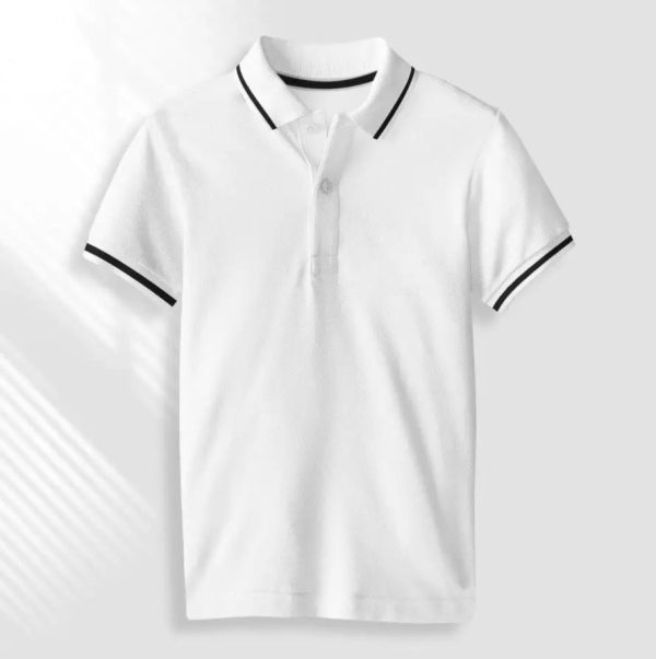 Wholesale Fashionable Breathable Blank Golf Polo T- 100% Cotton Polo Custom Made Polo - Image 5