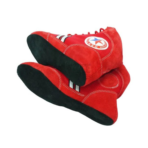 Custom Logo Sambo Shoes Leather Martial Arts Footwear Sambo Wrestling - Image 5