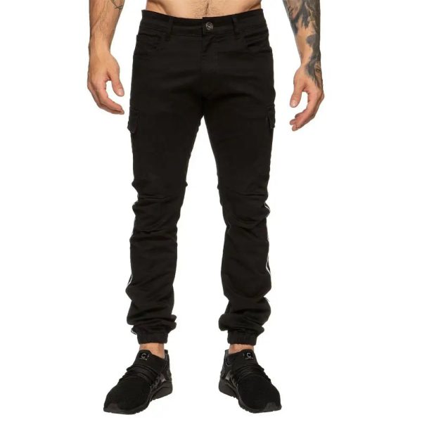 Name Brand Pent Crazy Age Denim Men Bulk winter Trouser Stock Designer Boy Elastic straight thickness Jean Man - Image 3