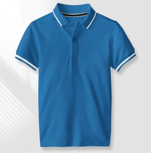 Wholesale Fashionable Breathable Blank Golf Polo T- 100% Cotton Polo Custom Made Polo - Image 6