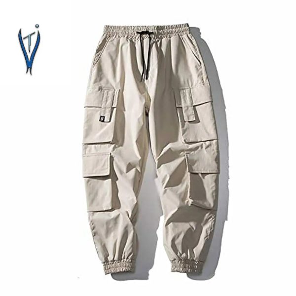 Wholesale Men Multi-pocket Hip Pop Pants Trousers Streetwear Sweatpants Male Casual - Image 2